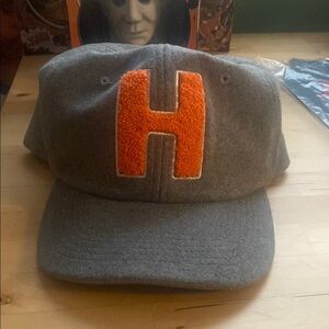 Gray Cap with Orange 'H'